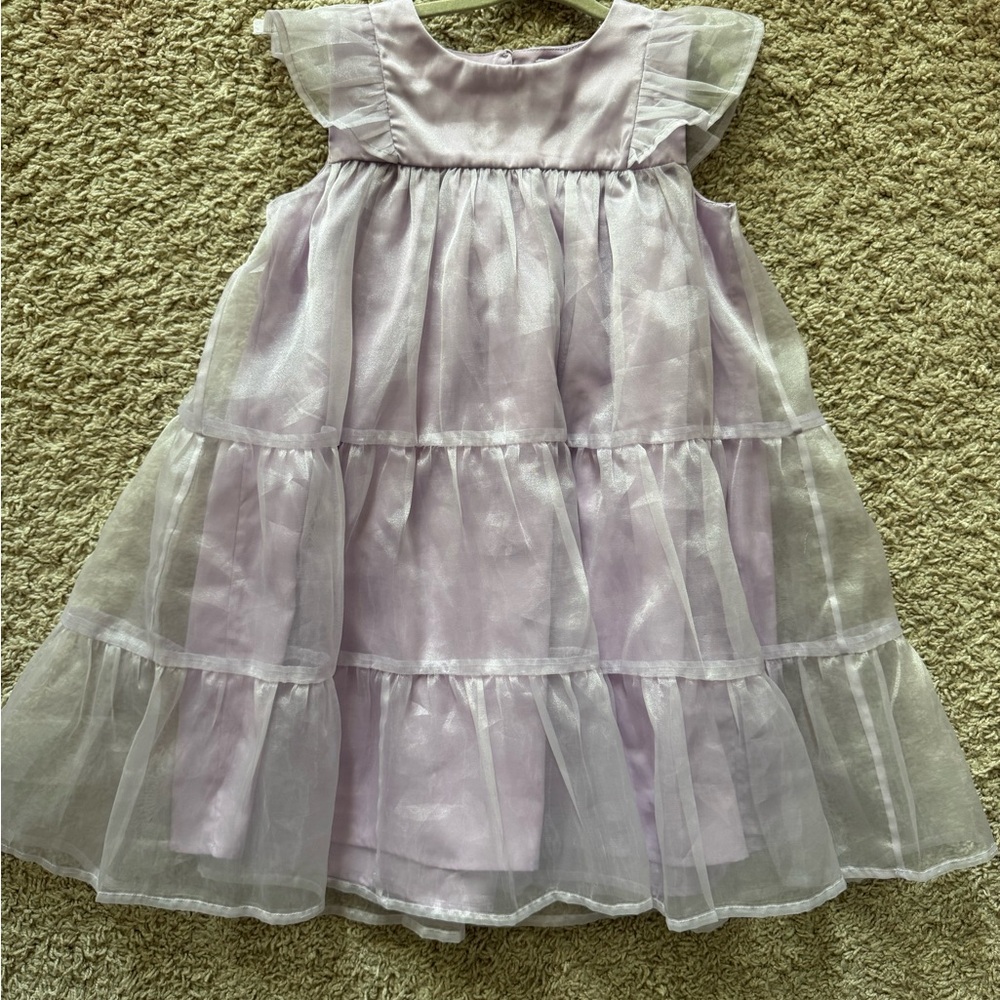 Nordstrom Light Purple Satin Dress